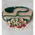 Red Agate and Green Silk Thread Neclace Set