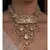 Meenakari Grey Necklace with Jade Drops