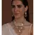 Meenakari Grey Necklace with Jade Drops