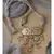 Meenakari Grey Necklace with Jade Drops