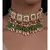 Meenakari Pink and Green Fresh Water Pearls Necklace