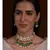 Meenakari Pink and Green Fresh Water Pearls Necklace