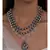 Hydro Kundan Polki Grey Necklace with Shell Pearls