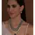 Hydro Kundan Polki Grey Necklace with Shell Pearls