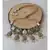 Meenakari Blue and Grey Necklace with Agate Drops