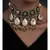 Meenakari Dark Blue and Light Blue Necklace Set