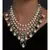 Antique Hydro Kundan Polki Necklace with Onyx Drops