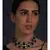 Multi Colored Hexagon Carved Stones Necklace