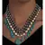 Hydro Kundan Polki Grey and Blue Neckalce