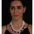 Hydro Kundan Polki Red and White Necklace