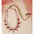 Hydro Kundan Polki Red and White Necklace