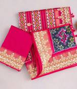 Vichitra Silk Patola Digital Print Saree