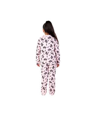 Chakori Cat Full Sleeves Winter  Night Suit  Pink 2