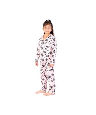 Chakori Cat Full Sleeves Winter  Night Suit  Pink 3