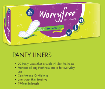 Worryfree Panty Liners 4