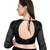 Black Solid Art Silk Readymade Saree Blouse