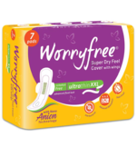 Worryfree Sanitary Napkins Super Dry feel Ultrathin XXL