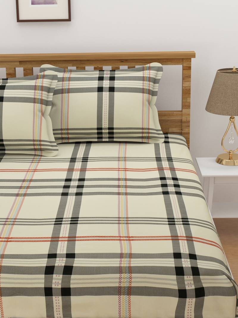 Florida Polycotton Double Bed Sheet (230x245 CM)