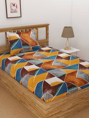 Florida Polycotton Single Bed Sheet (230x155 CM) 1