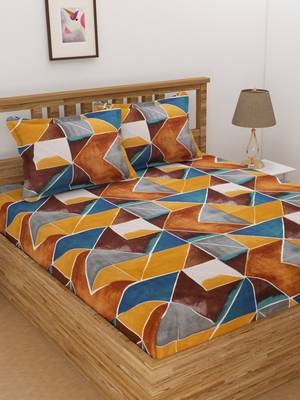 Florida Polycotton King Bed Sheet (230x275 CM) 1