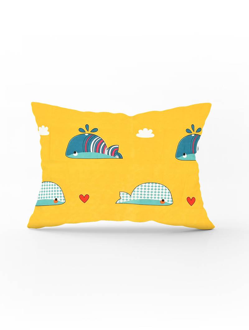 Florida Microfibre King Size Kids Bedsheet (Yellow, 235x275 CM)