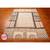 Hand Block Printed Cotton  Area Rugs Bohomian Kilims Rug Home Art Decor Carpet Throw Rug Flatwoven- 11x11-Feet-Square