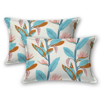 Fitted Double bedsheet Super Soft Multi Floral With 2 Pillow cover / 72 X 78 X 6 inch 3