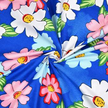 Super soft beautiful mulit small floral print Fitted double bedsheet with 2 pillow cover / 72 X 78 X 6 inch 4