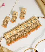 Orange necklace-sets