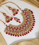 Pink necklace-sets