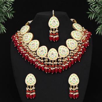 Maroon necklace-sets 2