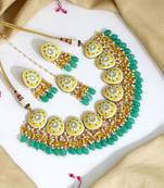 Yellow necklace-sets