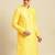 Embroidered Designer Art Silk Sunflower Color Kurta