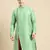 Solid Designer Art Silk Green Color Kurta