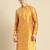 Woven Designer Jacquard Gold Color Kurta