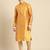 Woven Designer Jacquard Gold Color Kurta Set