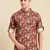 Sanwara Men Printed Cotton Rolled Up Sleeves Short Kurta PR_12