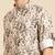 Sanwara Men Printed Cotton Rolled Up Sleeves Short Kurta PR_13