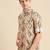 Sanwara Men Printed Cotton Rolled Up Sleeves Short Kurta PR_14
