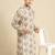 Sanwara Men Printed Cotton Straight Kurta PR_13