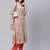 Green printed cotton ethnic-kurtis