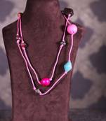 Pink necklaces