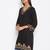 Sethi Daughters Women Black Color Embroidered Rayon Tunic