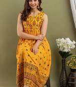 Aurish Yellow Long Gown