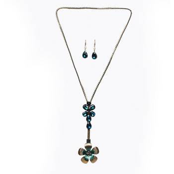 Blue necklace-sets 2