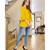 CLOTH BOOST Presenting For Beautiful Girl's And Women's Rayon Hip Length Full Sleeve Yellow Top