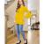 CLOTH BOOST Presenting For Beautiful Girl's And Women's Rayon Hip Length Full Sleeve Yellow Top