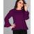 CLOTH BOOST Presenting For Beautiful Girl's And Women's Rayon Hip Length Full Sleeve Purple Top