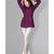 CLOTH BOOST Presenting For Beautiful Girl's And Women's Rayon Hip Length 3/4 Sleeve Purple Top