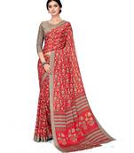 Printed Daily Wear Crepe Saree